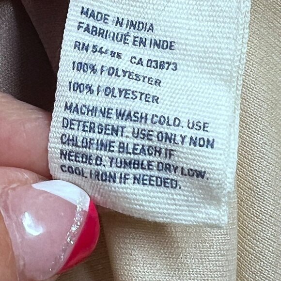 American Eagle Outfitters Chiffon Skirt M Lined Black White Flowy Whimsical - Picture 6 of 10